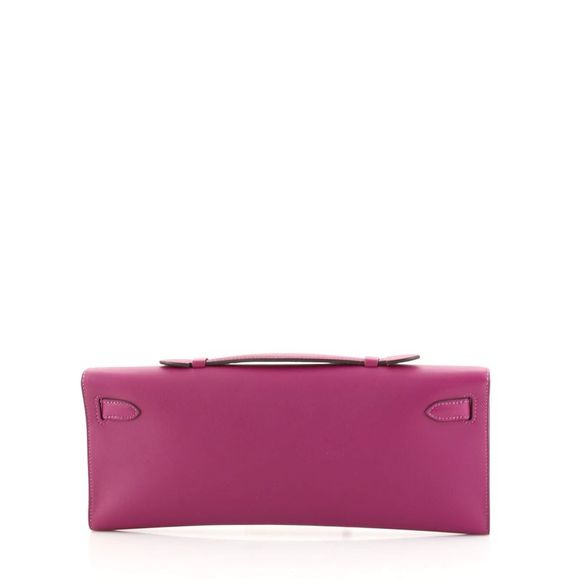Hermes Kelly Cut Pochette Swift Purple - Picture 4 of 7